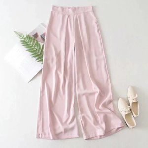 High Waist Light Pink Trousers